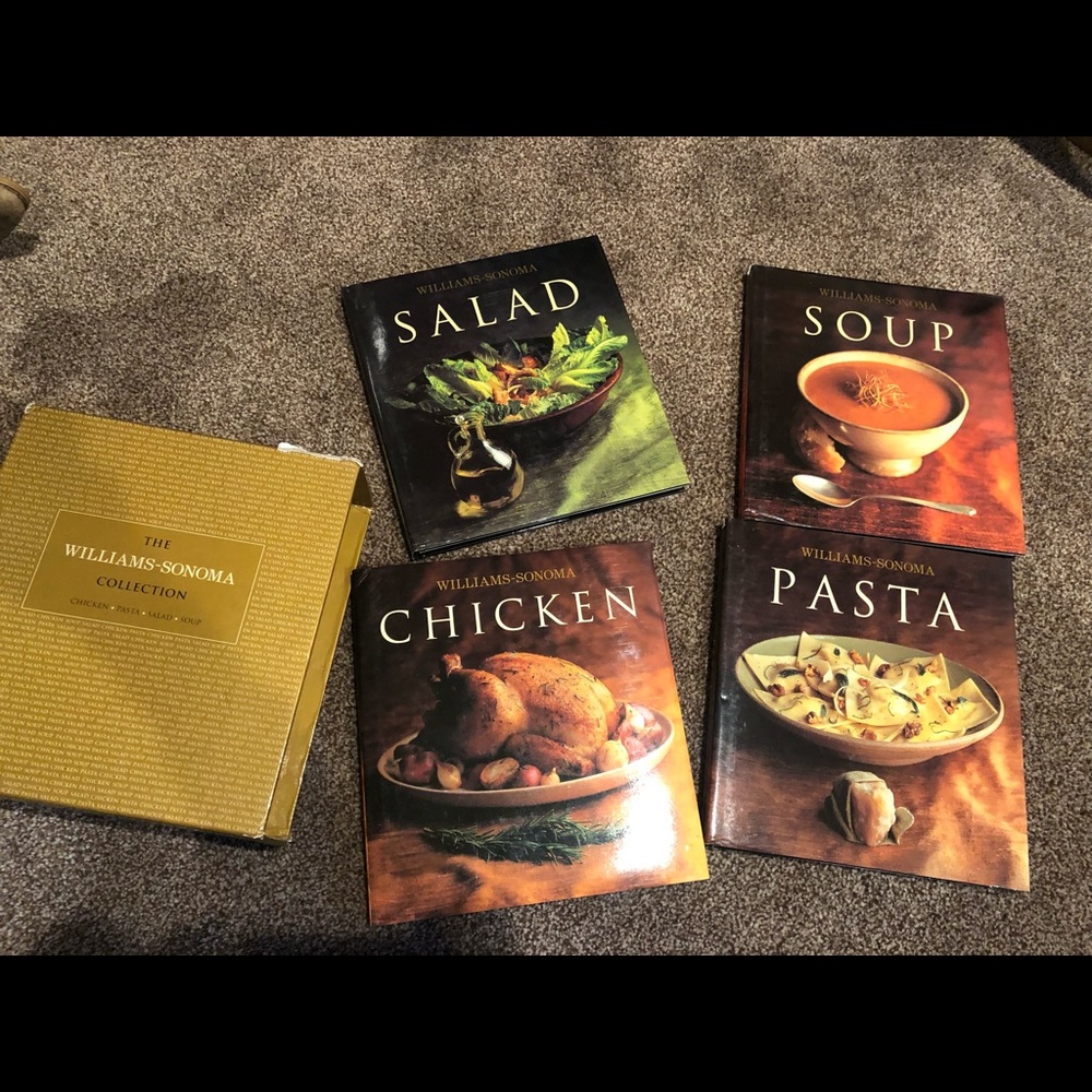 Williams-Sonoma Cookbook Collection $67 chicken pasta salad soup pottery barn
